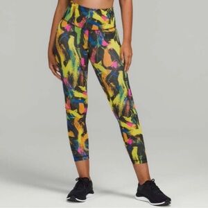 Lululemon Athletica Multicolor Abstract Leggings